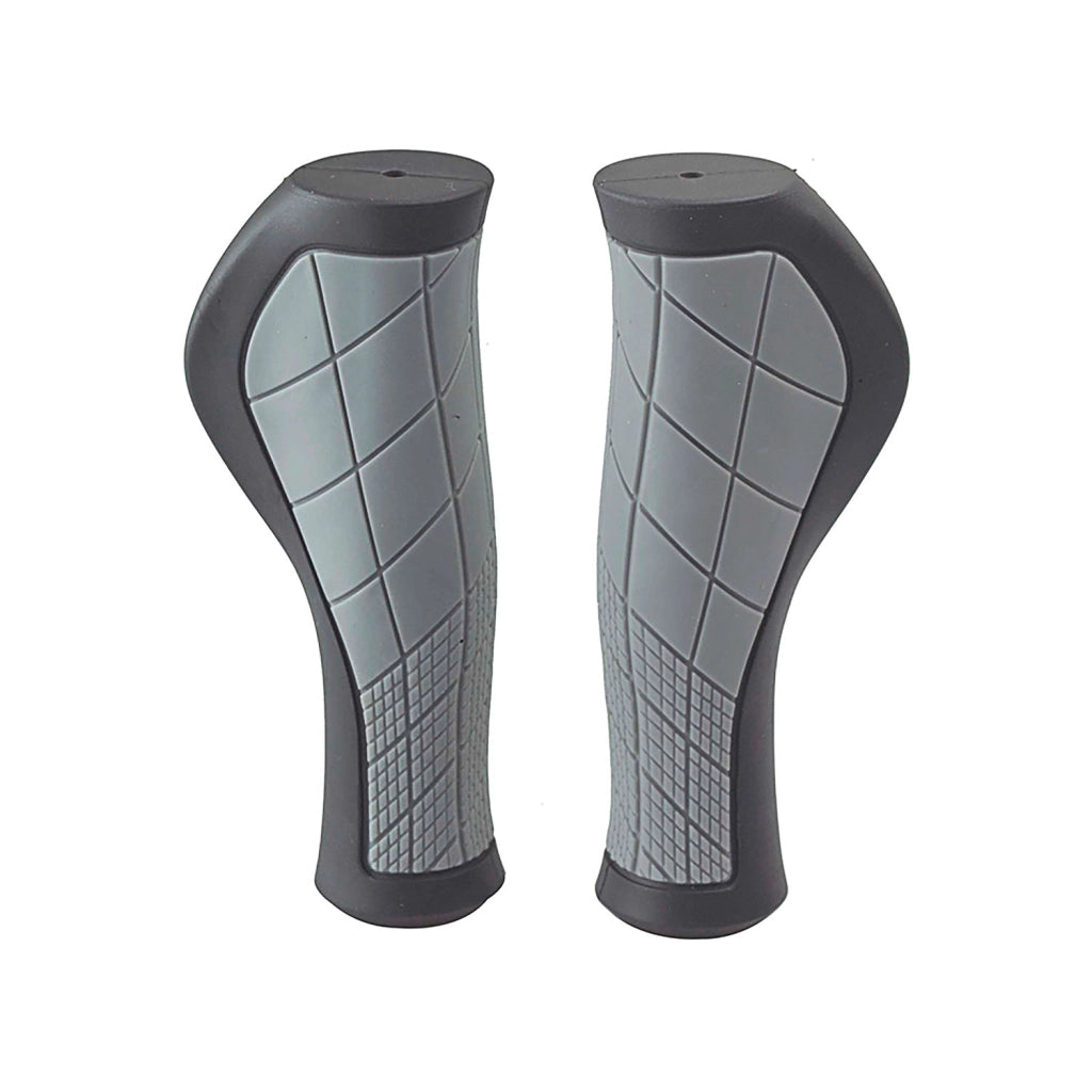 Manopole per Bicicletta Manubri Universale CityBike Comfort Ergonomici Grigio