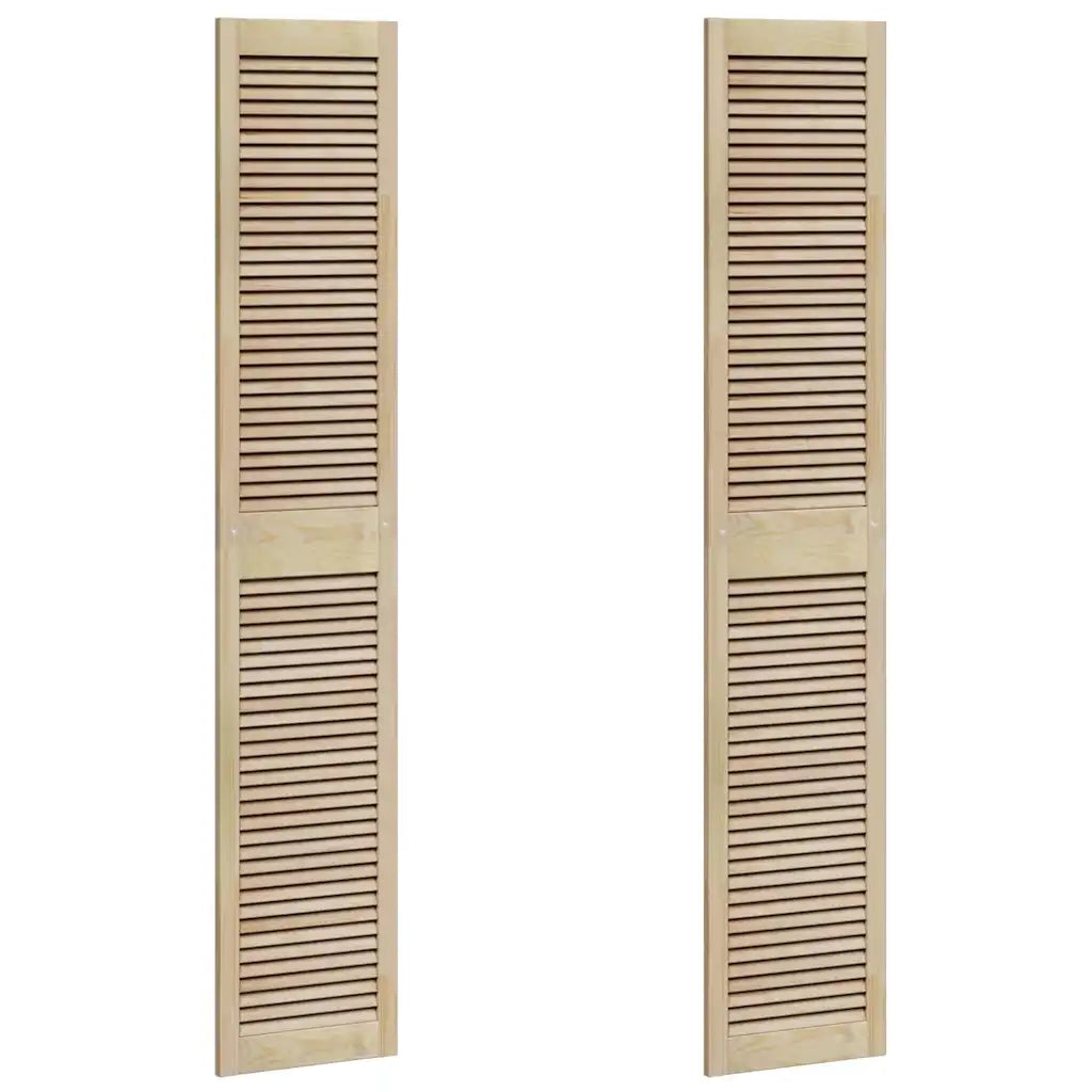 Porta per Armadio con porta 2 pcs Naturale 201 x 2,1 x 39,5 cm