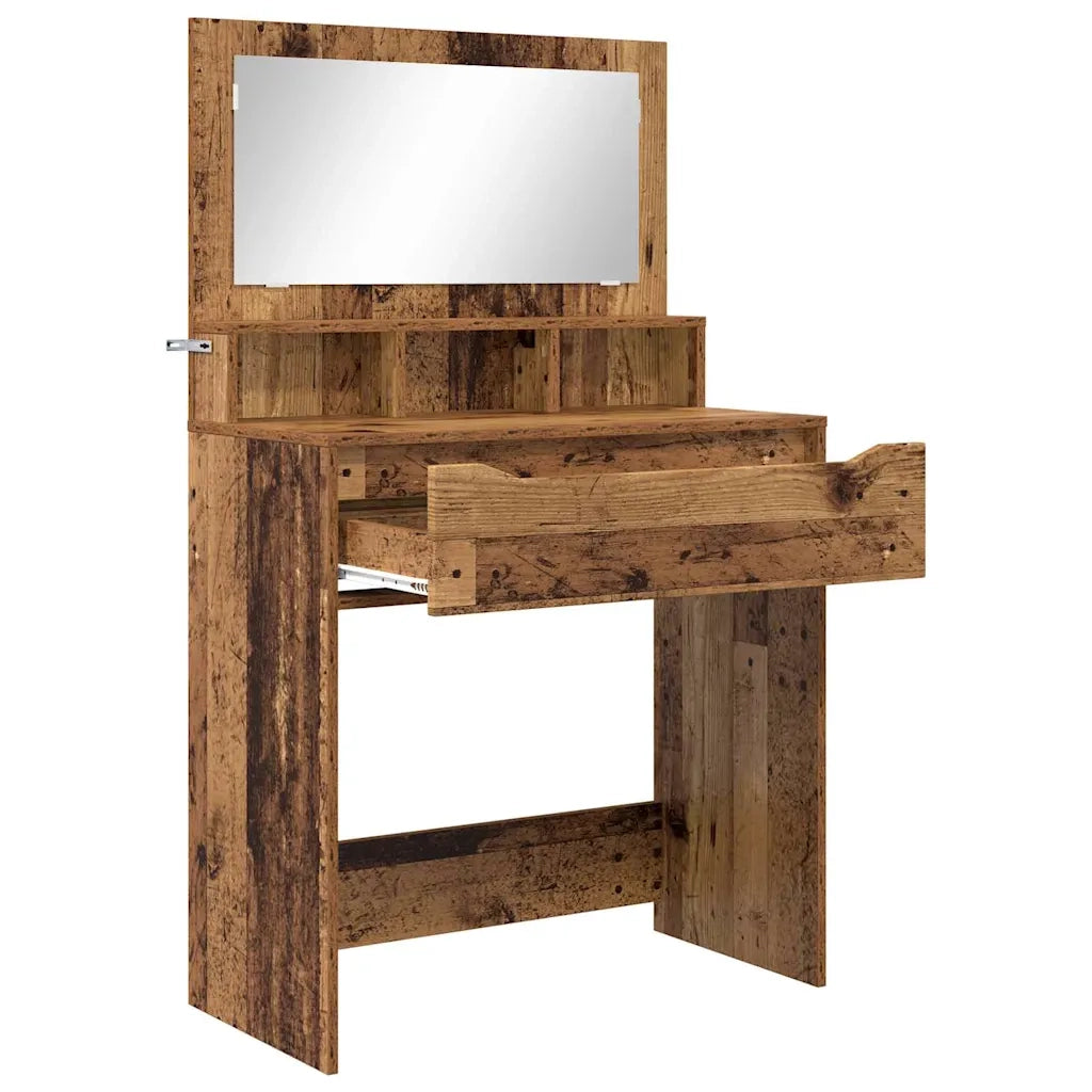 Tavoli da Trucco per Camera da Letto con cassetto Legno vecchio 888985