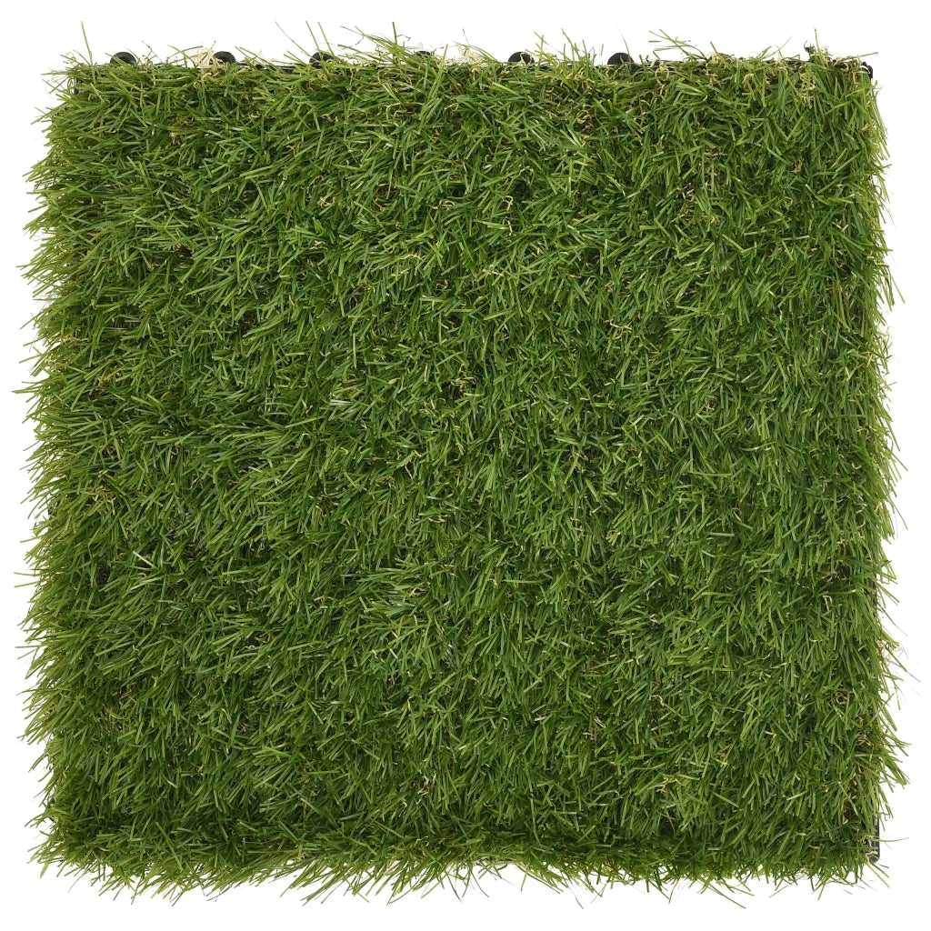 Piastrelle in Erba Sintetica 11 pz 30x30 cm Verde CFW1783375