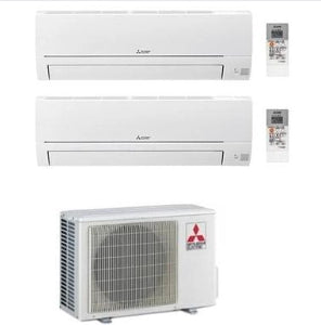 Climatizzatore dualsplit inverter r32 a++ mitsubishi electric *** potenza 9000+12000 btu/h, confezione 1