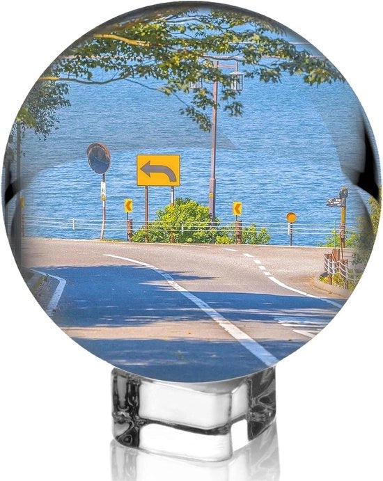 Occhio di cristallo da 80mm per fotografia - decorazione con lente trasparente - sfera da indovinello per fotografi dilettanti.