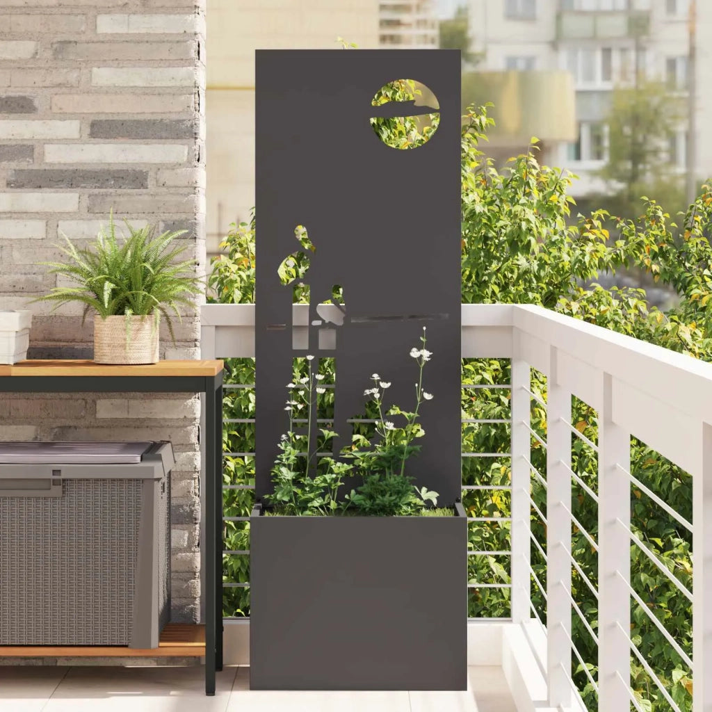 Schermo per privacy in giardino Traforo Nero 50 x 150 cm CFW9411376
