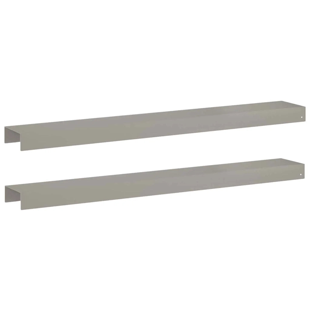 Profilo di copertura per giardino 2 pz 100 x 15 x 5 cm 8013065