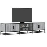 Mobile Porta TV Grigio Sonoma 180x35x41 cm in Truciolato 3300778