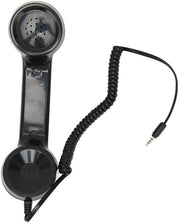 Telefonino con Microfono Radiosassettato - Retro Ricevitore - Jack per Altoparlanti - Compatibilità Universale - Funzione Pulsante Unico - Ottima Qualità Audio - Cuffia Telefonica