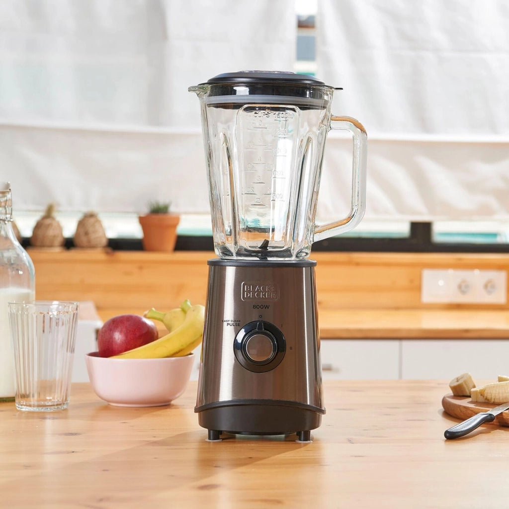 Black & Decker BXJB800E Frullatore da tavolo 800 W Nero, Trasparente