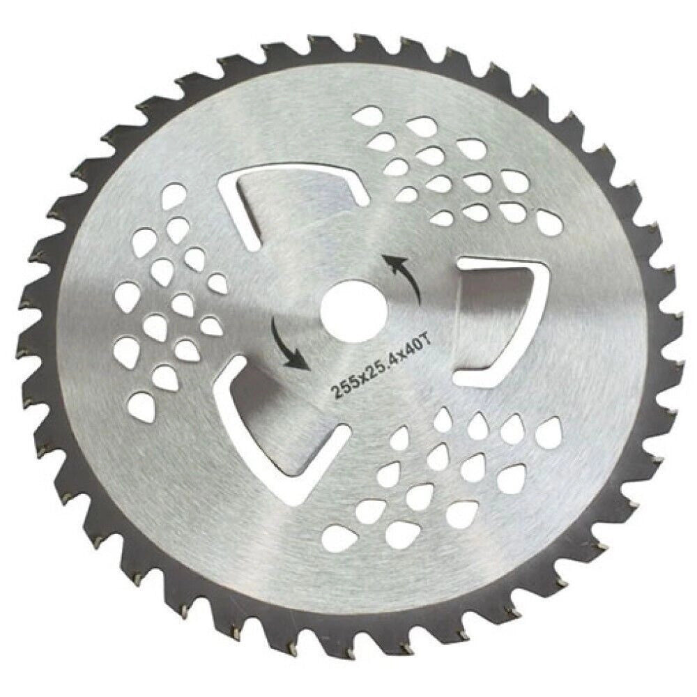 Trade Shop - Disco Per Decespugliatore Ricambio Tosaerba 40 Denti ø 255 X 25,4 Mm Gf-0085 -