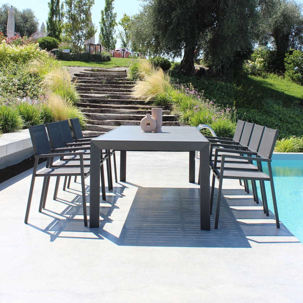 Tavolo da giardino in alluminio - METRO