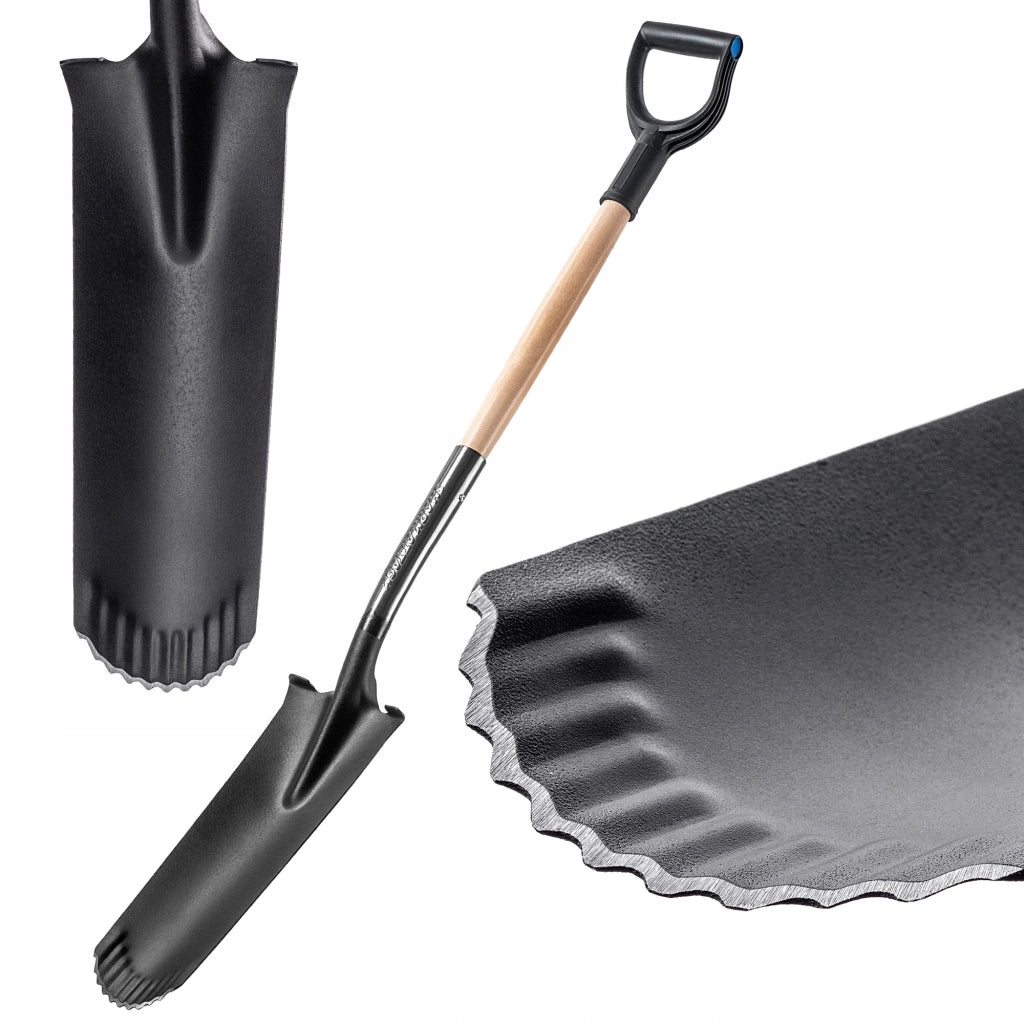 Vanga di drenaggio lunga per frutteto KADAX con foro stretto e affilato, 124 cm