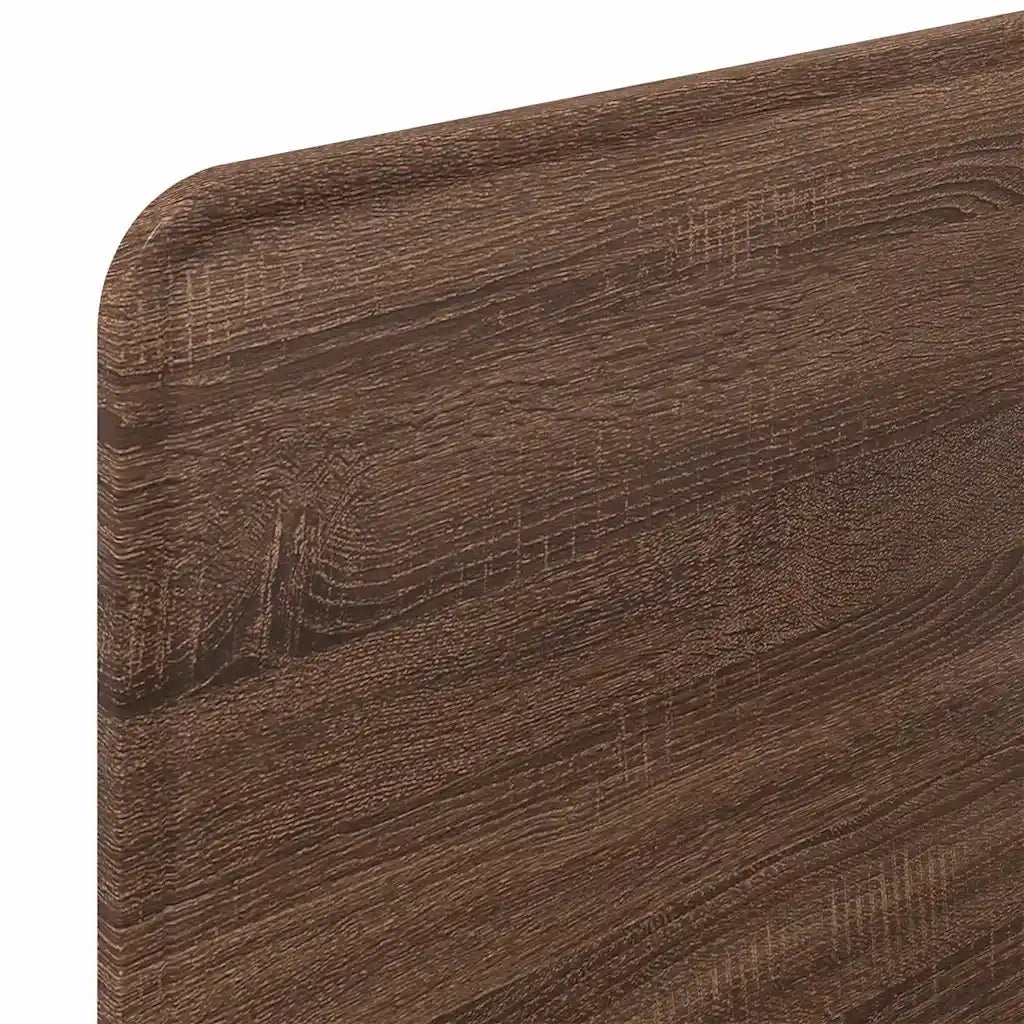 Testiera-Testata-Testiera Decorativa Rovere Marrone 75 cm Legno multistrato 114417