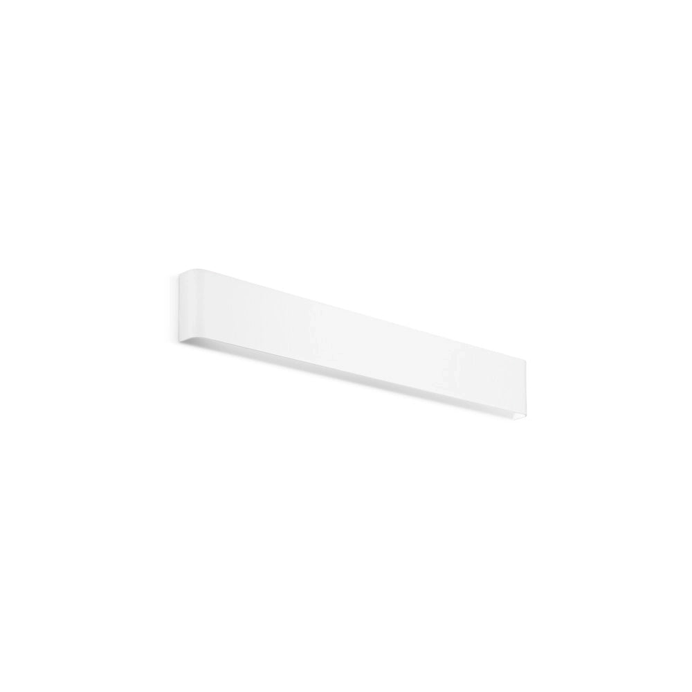 Applique Moderna Delta Metallo Bianco Led 19,5W 3000K Luce Calda
