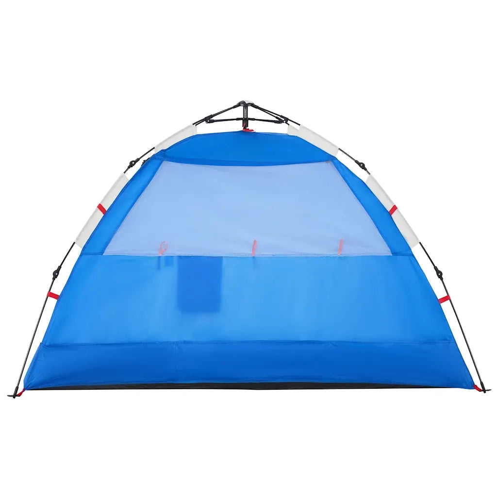 Tenda da Spiaggia 2Persone Azzurro Rilascio Rapido Impermeabile