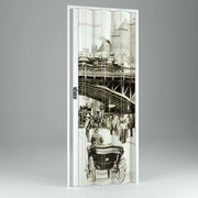 Porta a Soffietto da Interno in PVC Vintage 115x214 cm mod. Vera