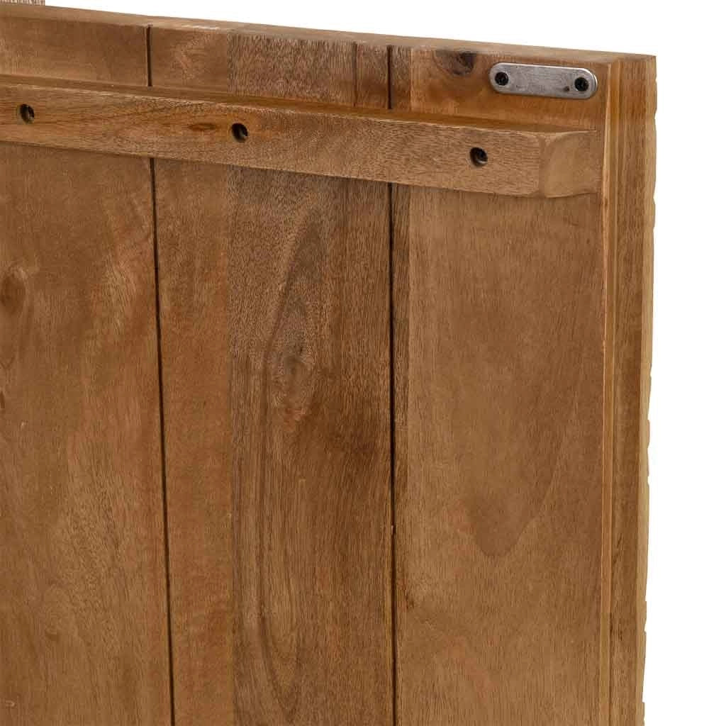 Mobile da ingresso artigianale in legno a 2 ante 90x40x90h cm