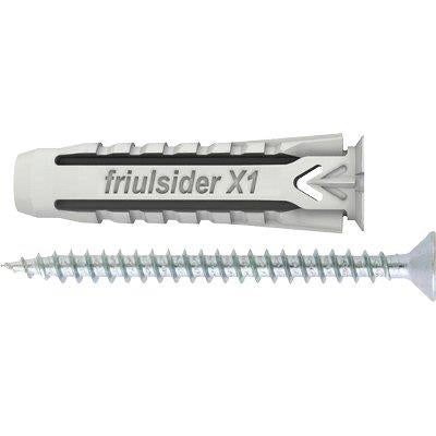 TASSELLO NYLON X1 VITE FRIULSIDER - VITE TSP CAVA PZ X1  8 CF=PZ 50- 1 confezioni