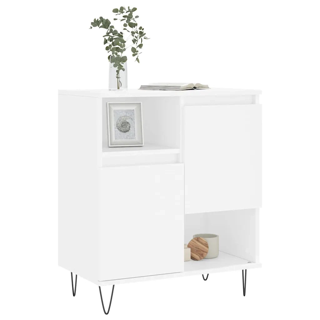 Credenza | Madia | Buffet da pranzo | Armadio da pranzo Bianca 60x35x70 cm in Legno Multistrato