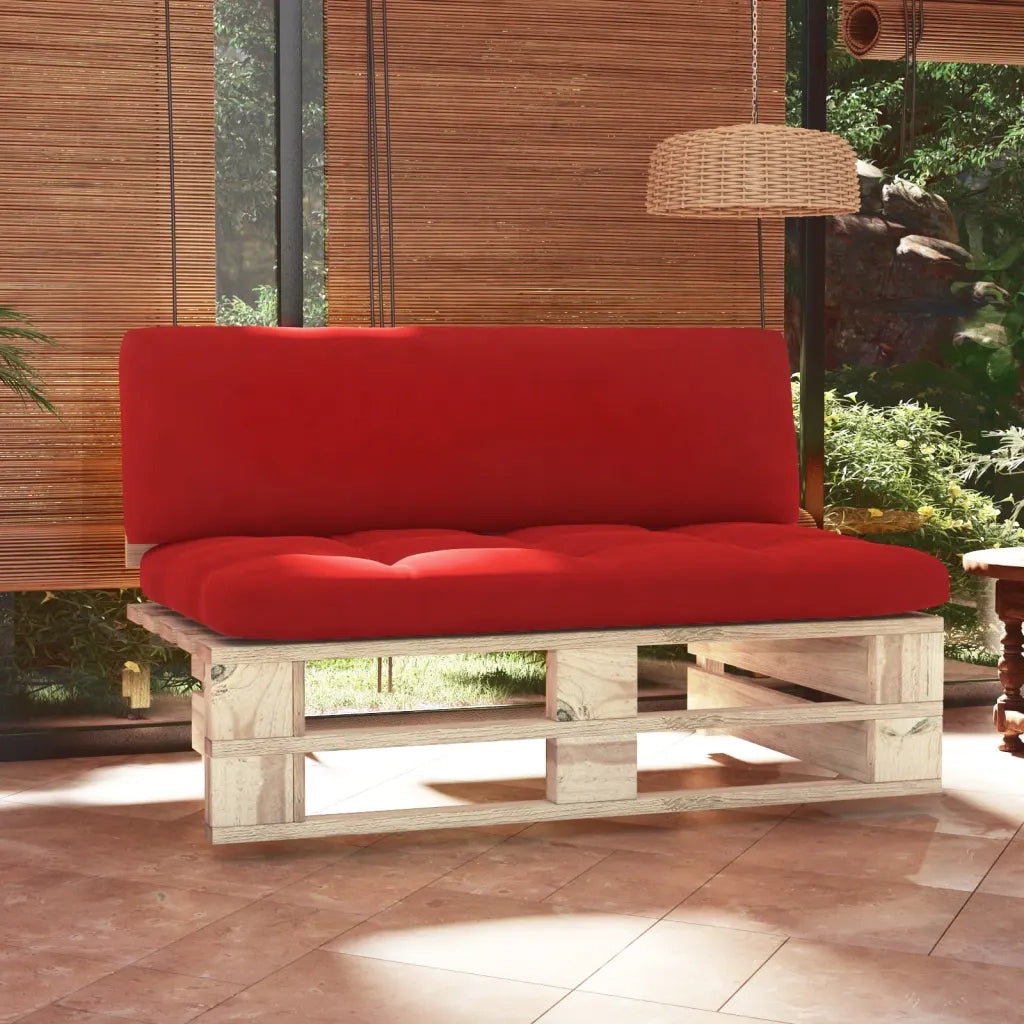 Divano Centrale Giardino su Pallet-Sofa Modulare-Divanetto da esterno in Legno di Pino Impregnato