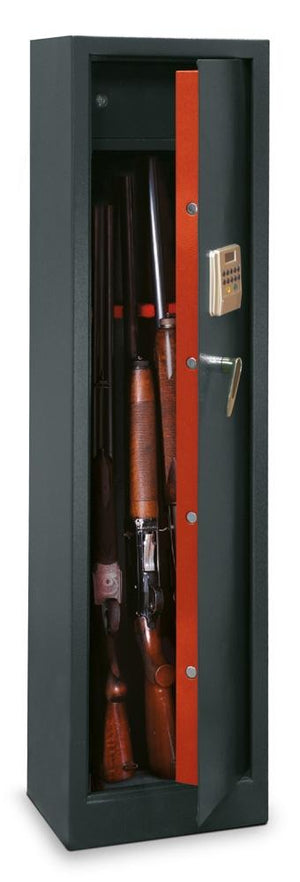 Fuciliera Portafucili a Digitale per 10 Armi con Tesoretto Technomax - 1450X535X320Mm