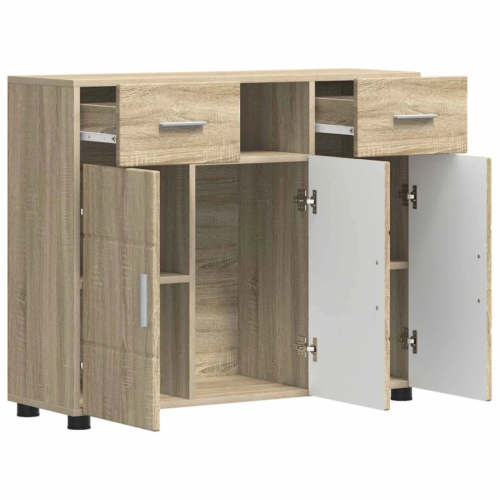 Armadio in Legno con cassetto Rovere Sonoma 88,5 x 30,5 x 73 cm 880283