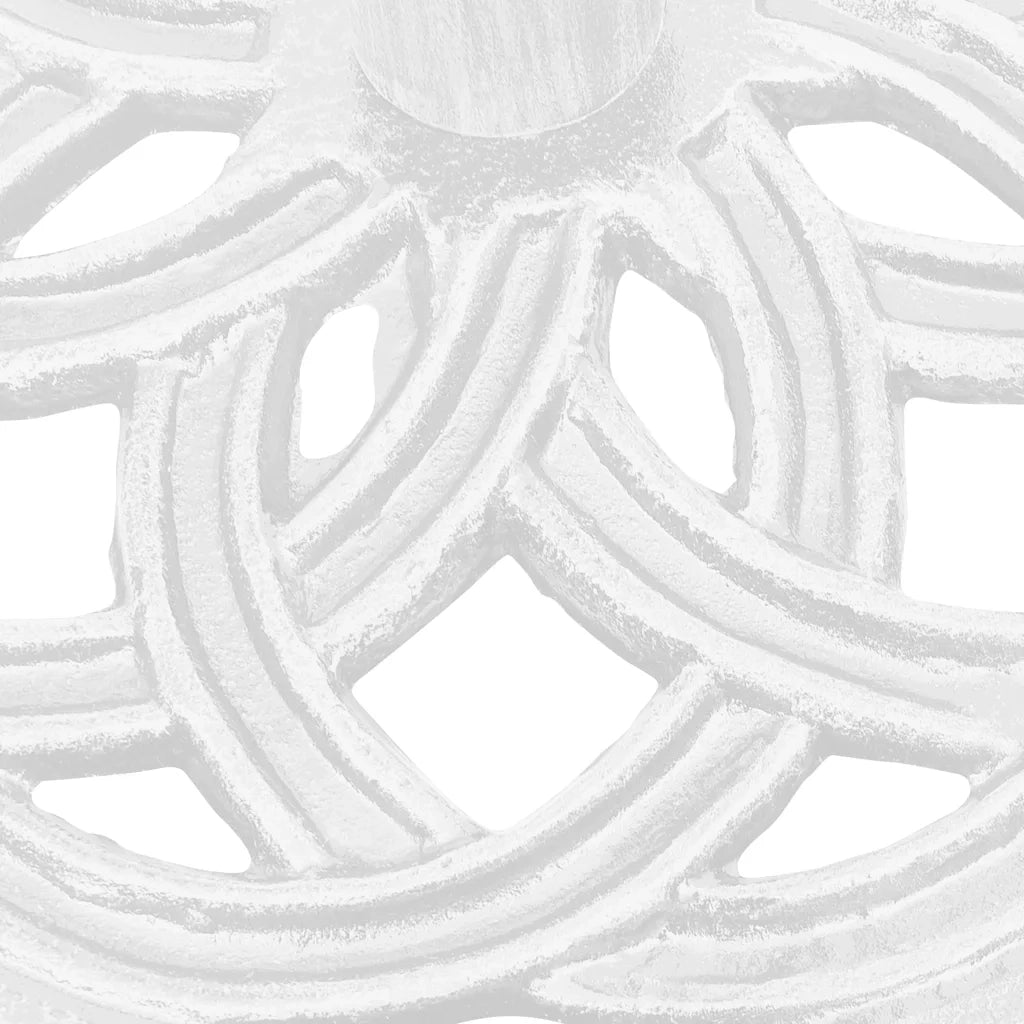 Base per ombrellone-Supporto per ombrellone Bianca 44x44x31 cm in Ghisa 460627