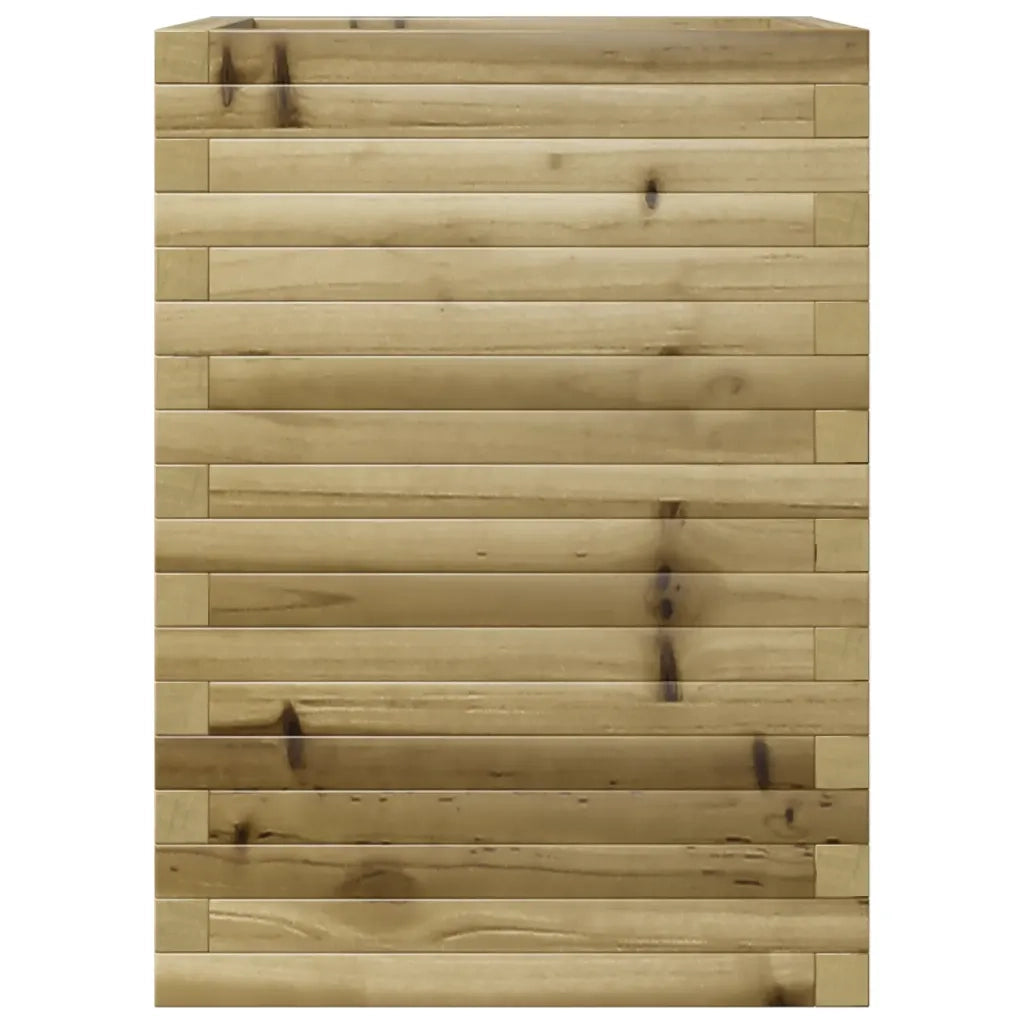 Fioriera da Giardino 50x50x68,5 cm in Legno di Pino Impregnato