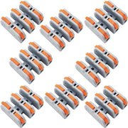 Connettori elettrici mini a vite rapida con viti di fissaggio (8 pezzi), connettori a vite rapida SCH-3 con veerconnector.