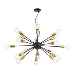 Lampada pendente Loft in Metallo Jackson Nero