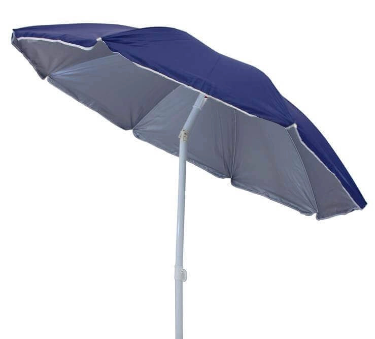 Ombrellone da spiaggia 1 8 m colore casuale in acciaio nylon - DROGO