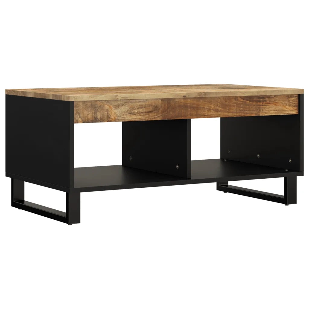 Tavolino da Salotto 90x50x40 cm in Legno Massello di Mango 352869