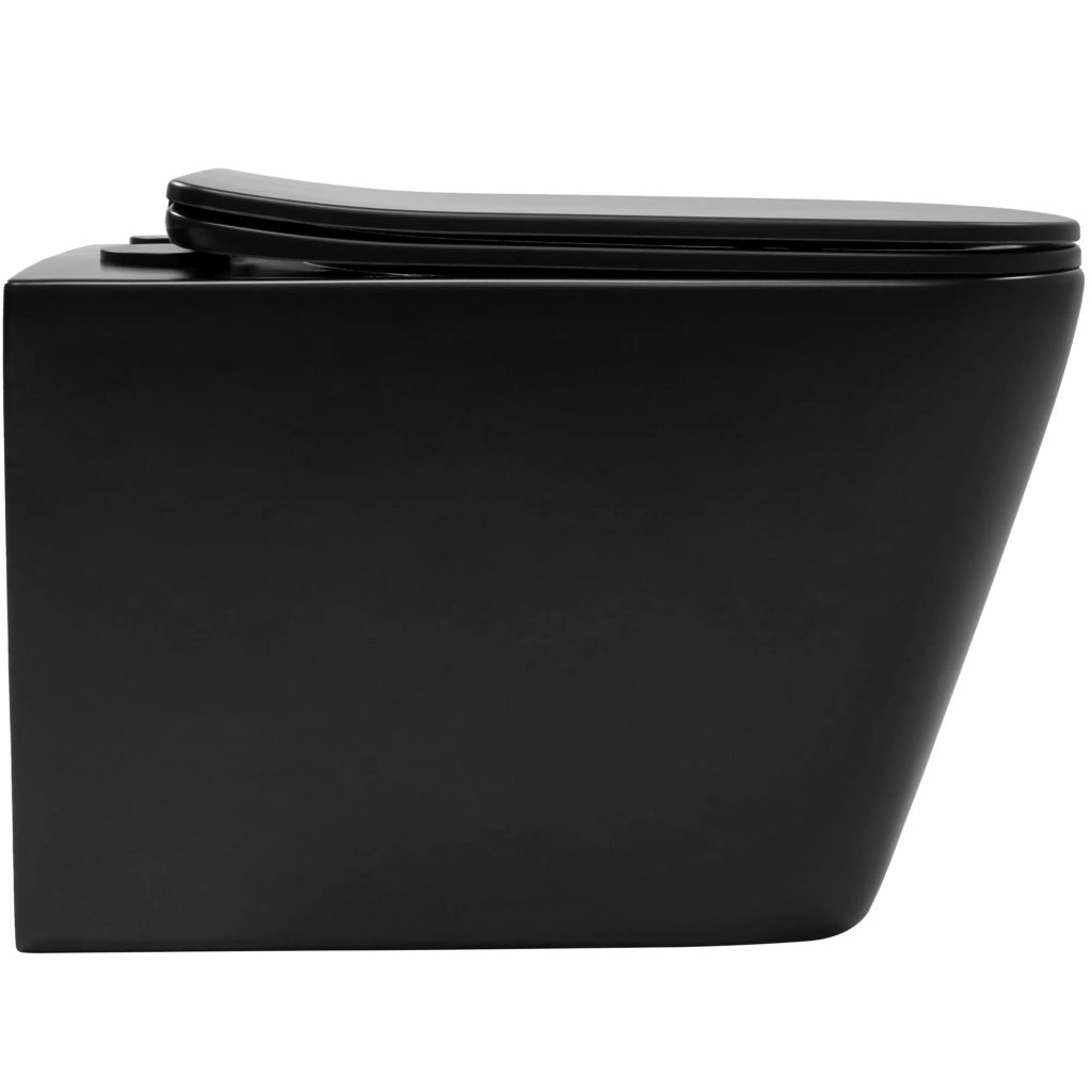 Vaso Wc Sospeso Rea Julio Black Matt