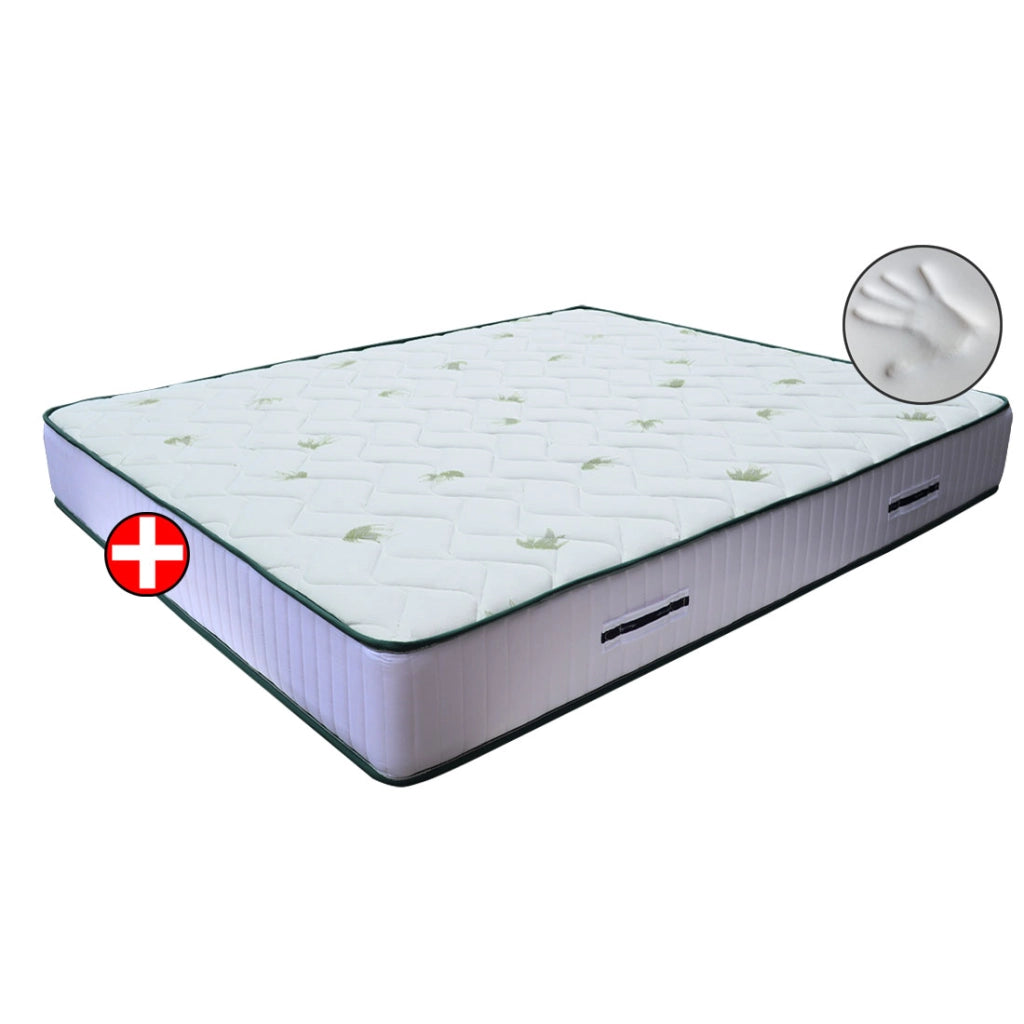 Materasso Memory foam francese 155x190 cm, materasso DETRAIBILE anatomico, Interno semirigido ANALLERGICO in poliuretano e avvolgente memory, LISA H17cm, 