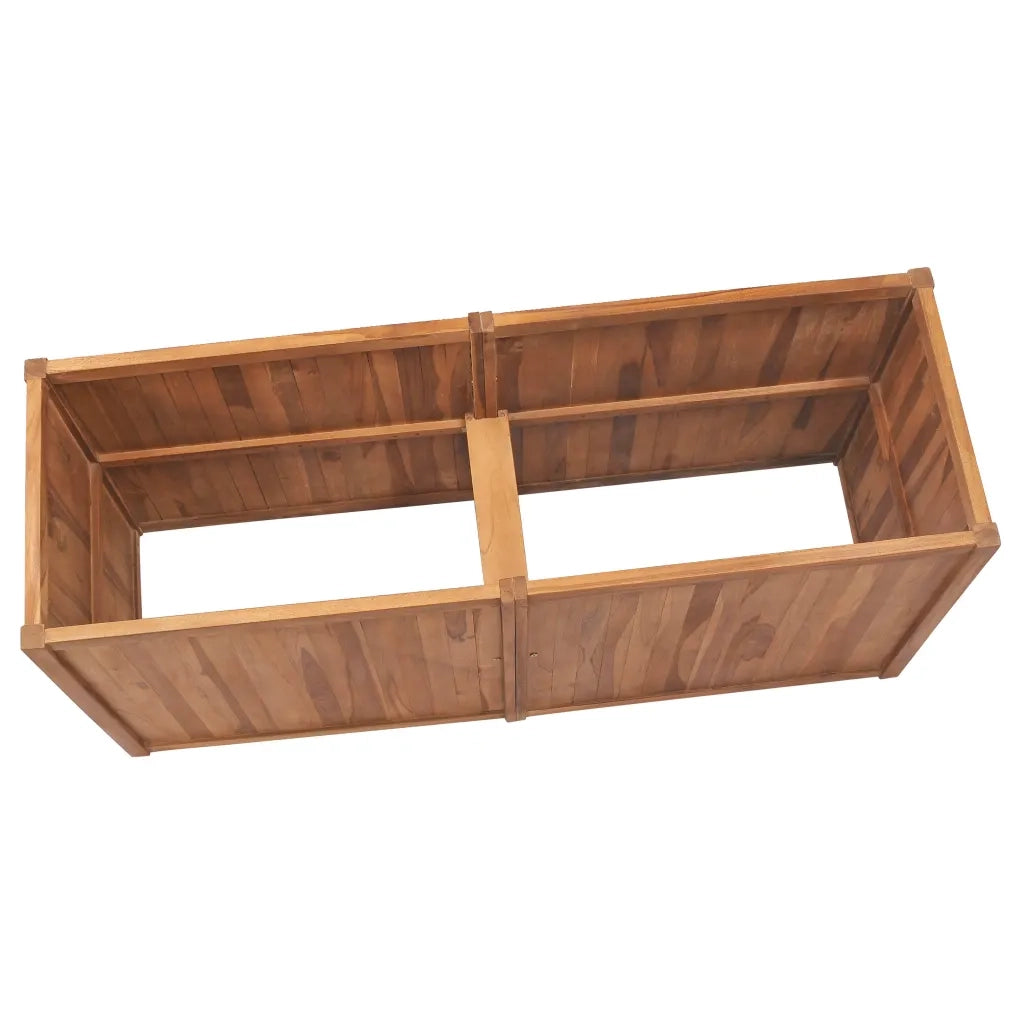 Letto Rialzato 150x50x70 cm in Legno Massello di Teak 48974