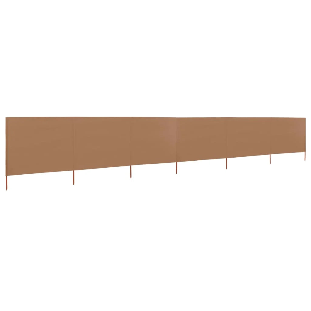 Schermo divisorio in tessuto a 6 pannelli 800 x 160 cm tortora 02_0008846