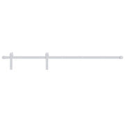 Kit Accessori per Porta Scorrevole 200 cm in Acciaio Bianco CFW7777694