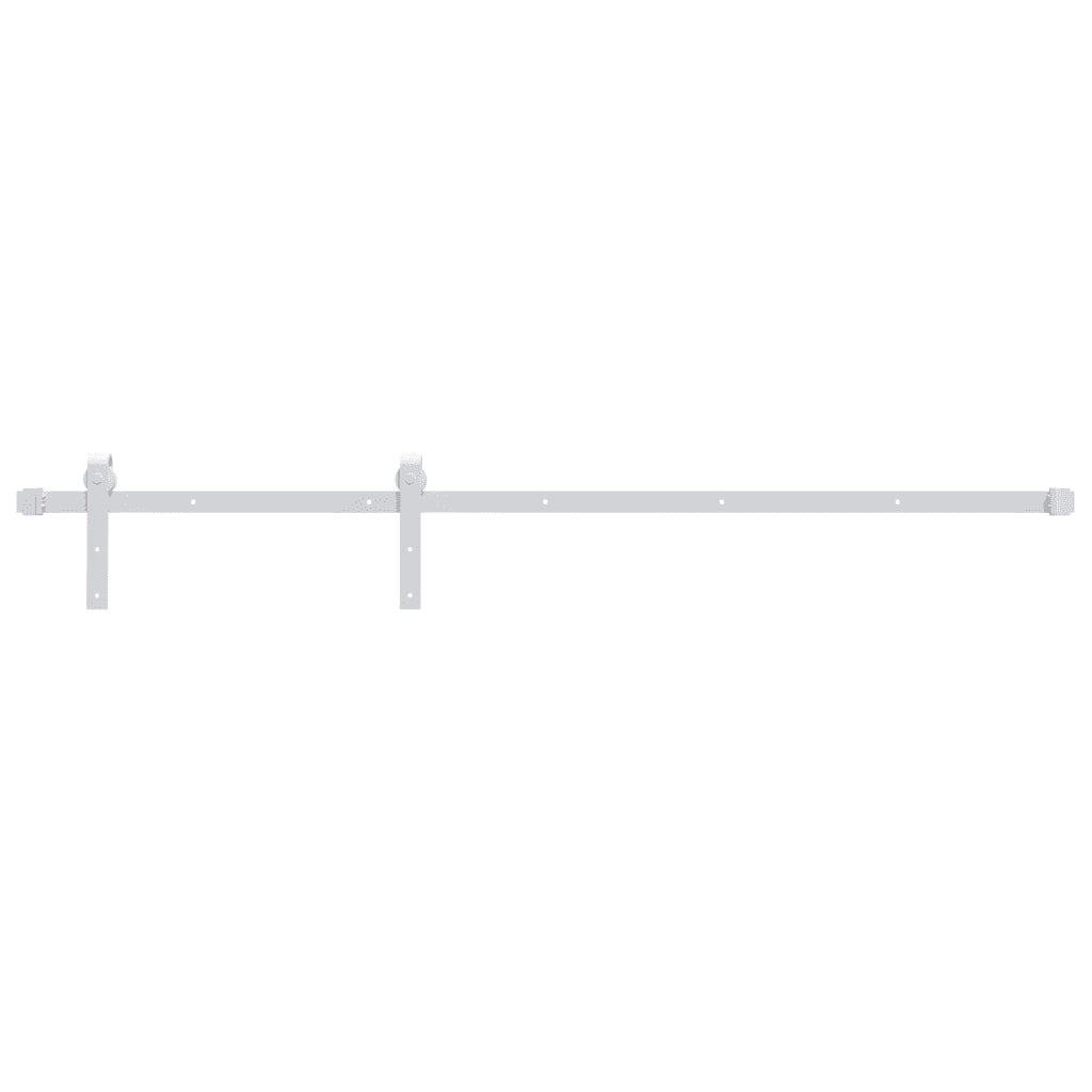 Kit Accessori per Porta Scorrevole 200 cm in Acciaio Bianco CFW7777694