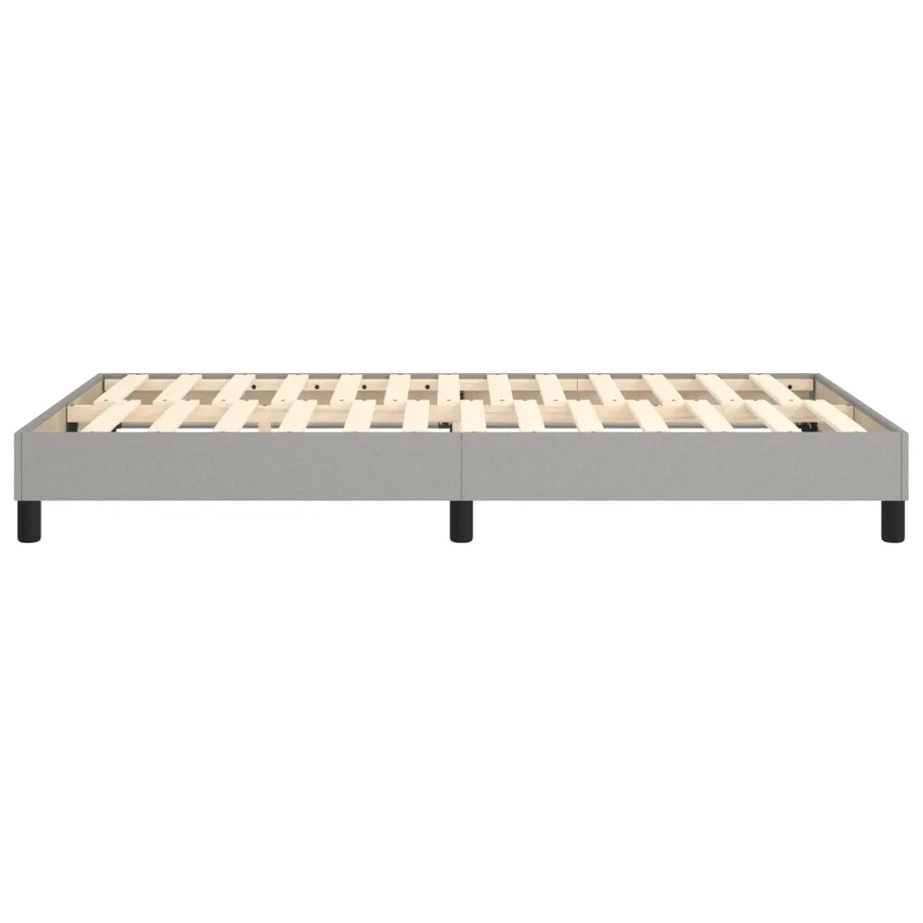 Struttura Letto a Rete a Molle-Giroletto Grigio Chiaro 120x200 cm Tessuto 786527