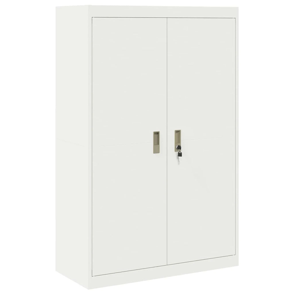 Armadio Bianco 90 x 40 x 140 cm Acciaio