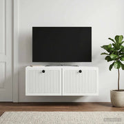 Mobile Porta TV da Muro Bianco 78,5 x 41 x 30 cm 898005