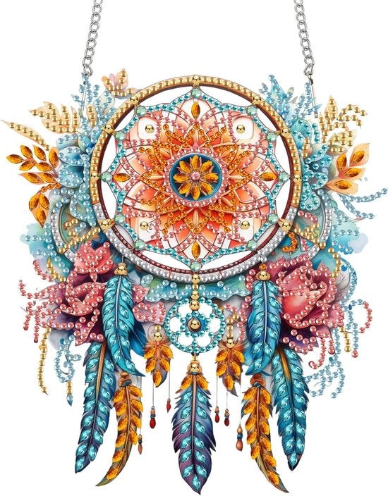 Kit di decorazione per finestre con diamanti, acrilico e suncatcher per adulti, per un'arredamento unico e creativo per il fai da te