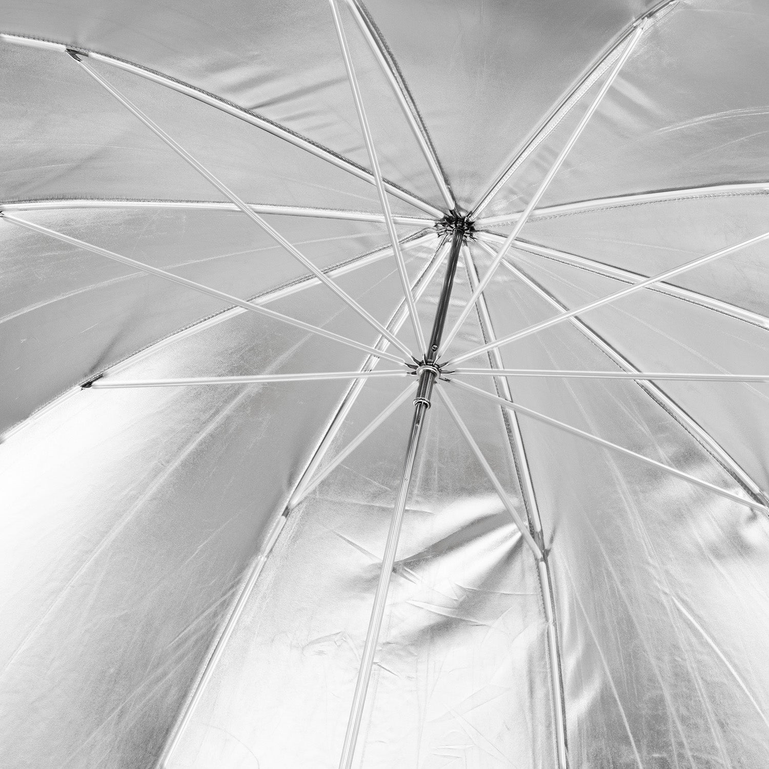 Ombrello reflex nero/argento, 150 cm