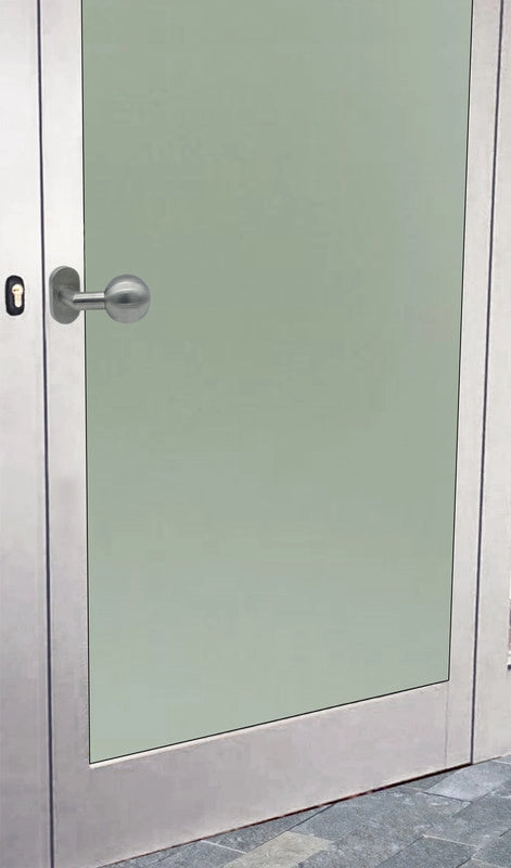Pomolo fisso per porta SAGUATTI D69/50M in inox grigio satinato