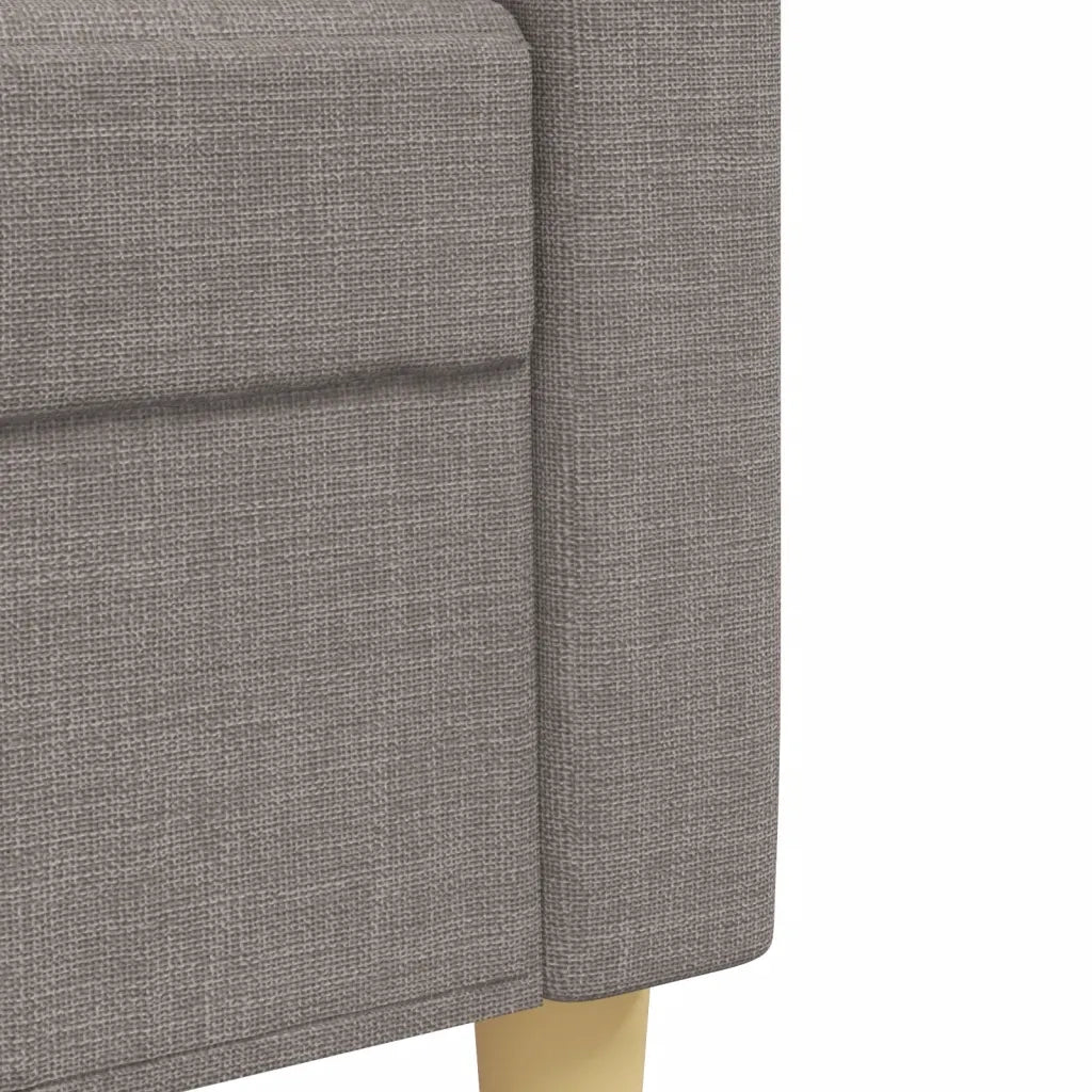 Set di Divani 3 pz Tortora in Tessuto 3278294