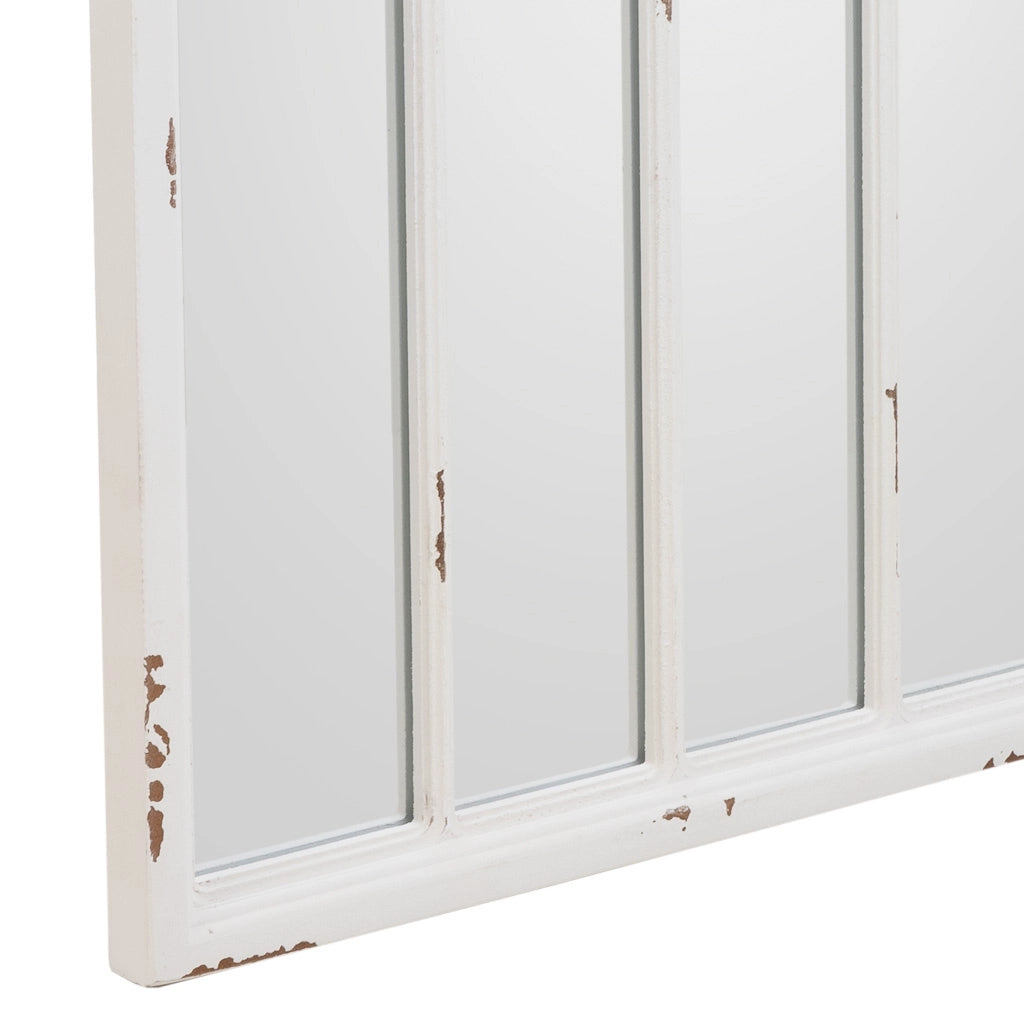 Specchio in legno bianco 40x2,7x80h