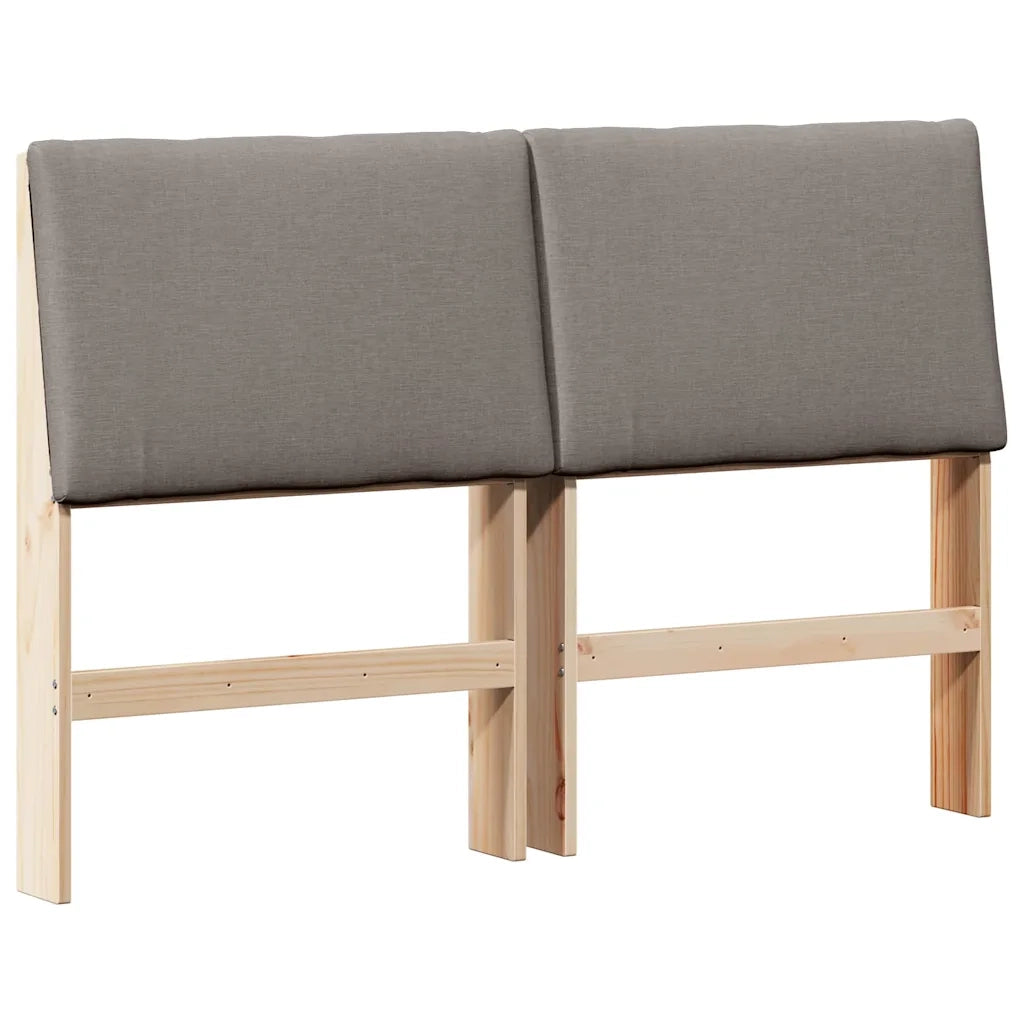 Testiera imbottita-Testiera con Cuscini-Testata Talpa 150 cm Pino massello 595812