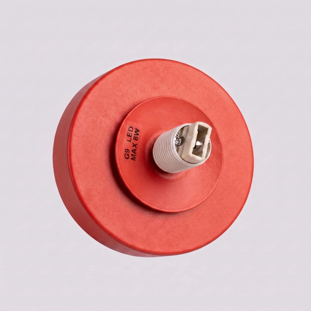 Applique YOLI 1 rosso con interruttore