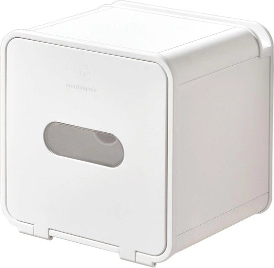 Supporto WC da Parete in Plastica ABS Bianca, Senza Fissature o Adesivi