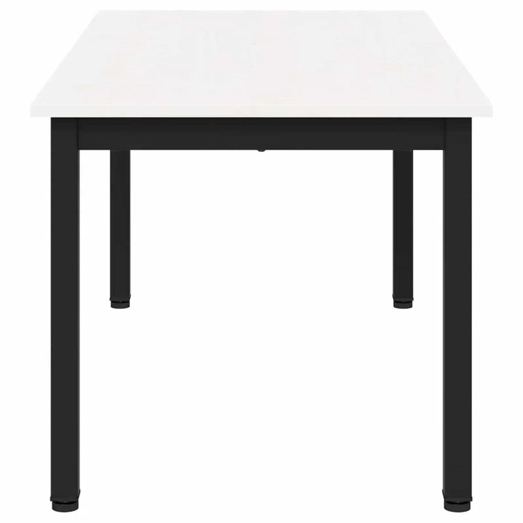 Tavolino da salotto Bianco 100 x 50 x 45 cm Pino massello 892766