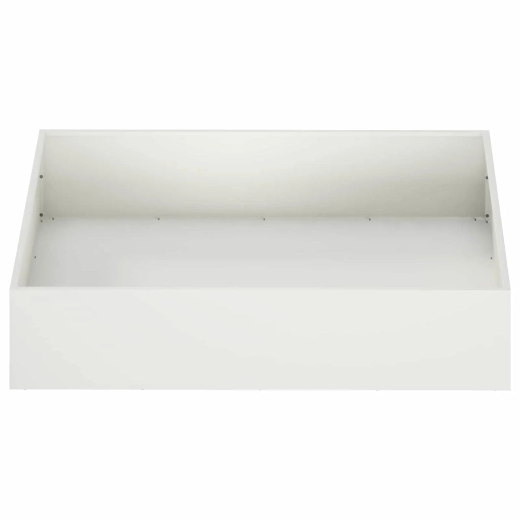 Vaso da giardino 2 pz Bianco 80 x 80 x 20 cm 8005011