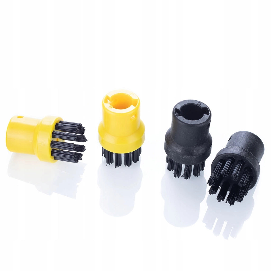 Set di Accessori per Pulizia a Vapore compatibile con Kärcher SC 1–6 – Ugello Puntuale, 4 Spazzole, Prolunga